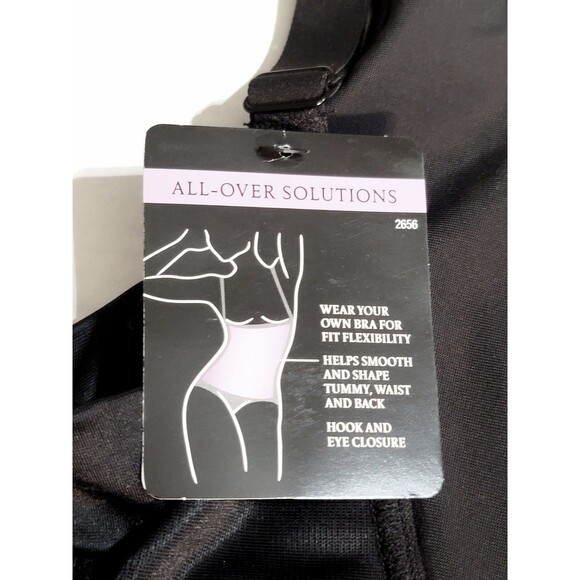 Maidenform Flexees FIRM Control Shapewear Open Bust Body Shaper P2656 Black Sz S - Picture 12 of 16